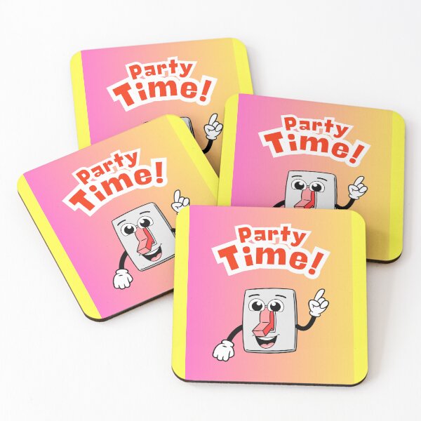 Item preview, Party Time! Light Switch, Bold Font, Positive Quotes, Funny designed and sold by AASparksDesigns.