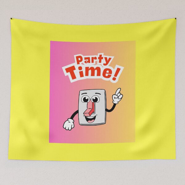 Item preview, Party Time! Light Switch, Bold Font, Positive Quotes, Funny designed and sold by AASparksDesigns.