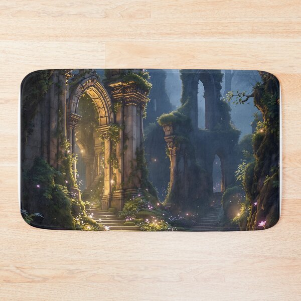Item preview, Enchanted Ruins in a Mystical Forest designed and sold by oanaunciuleanu.
