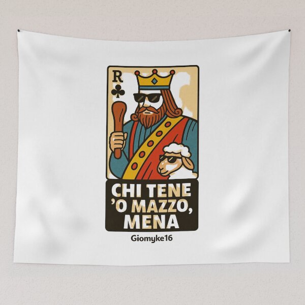Item preview, "Cu ‘o mazzo ‘e carte si fa ‘a storia" – Design Napoletano Giomyke16 designed and sold by Giomyke16.