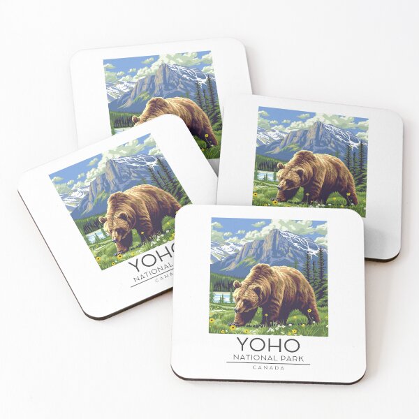 Item preview, A Vintage Illustration of Yoho National Park - Canada designed and sold by GoodOldVintage.