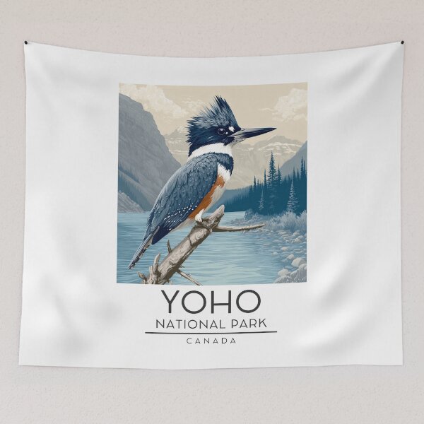 Item preview, A Vintage Illustration of Yoho National Park - Canada designed and sold by GoodOldVintage.