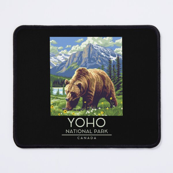 Item preview, A Vintage Illustration of Yoho National Park - Canada designed and sold by GoodOldVintage.