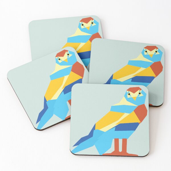 Item preview, Colourful Bird Geometry  designed and sold by Soniawithani.