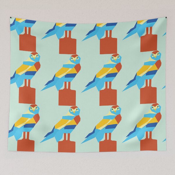 Item preview, Colourful Bird Geometry  designed and sold by Soniawithani.