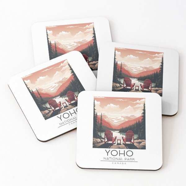 Item preview, A Vintage Illustration of Yoho National Park - Canada designed and sold by GoodOldVintage.