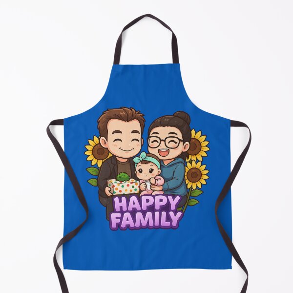 Item preview, Happy Family of 3 Members designed and sold by DopamineBee.