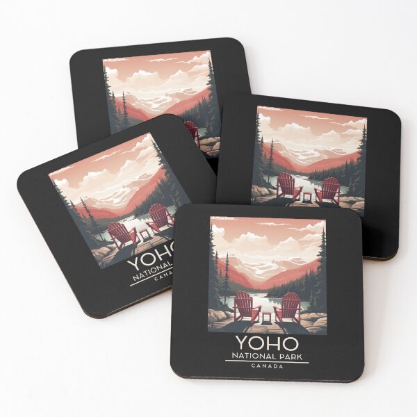 Item preview, A Vintage Illustration of Yoho National Park - Canada designed and sold by GoodOldVintage.