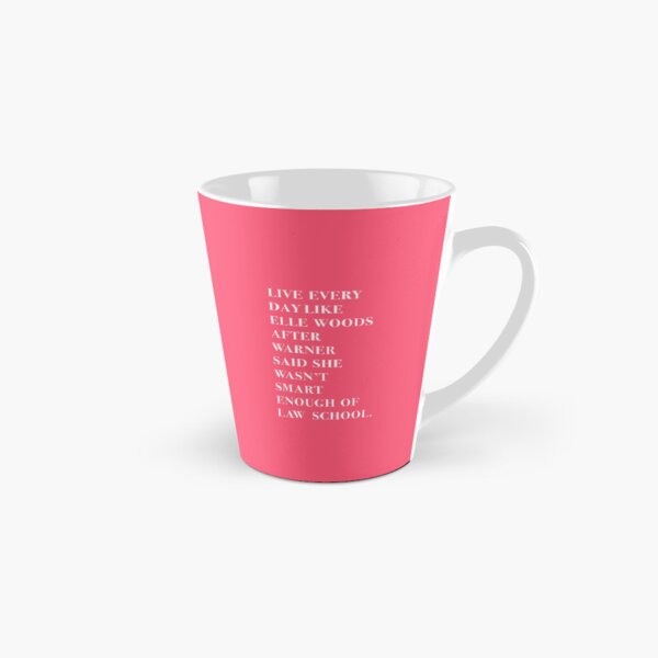 Vista previa del artículo con la obra «VIVE CADA DÍA COMO ELLE WOODS DESPUÉS DE QUE WARNER DIJE QUE NO ERA LO SUFICIENTEMENTE INTELIGENTE EN LA ESCUELA DE DERECHO.», diseñado y vendido por corbrand.