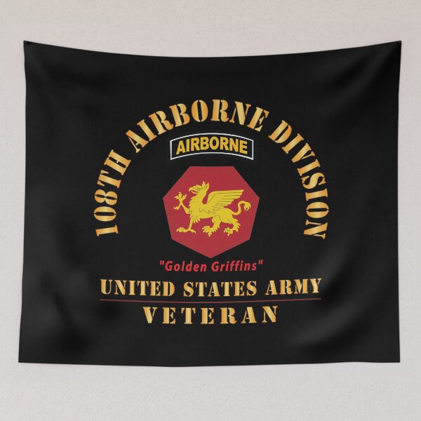 Item preview, Army - SSI - 108th Airborne Division (1946-1952 ) - Golden Griffins - US Army Veteran X 300 designed and sold by Military Insignia Products.