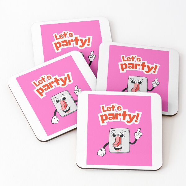 Item preview, Let's Party Switch, Pink, Bold Font, Funny, Positive Quotes, Cartoon  designed and sold by AASparksDesigns.