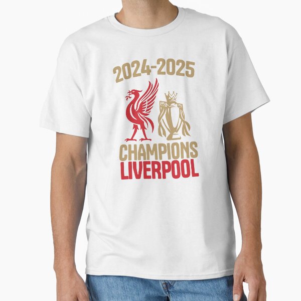 Aperçu de l'œuvre Liverpool FC 2024/2025 Premier League Champions 20e titre créée et vendue par brkvdesign.