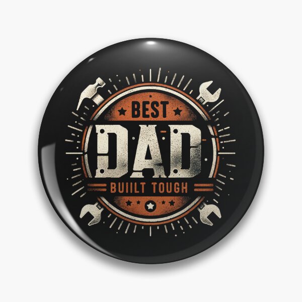 Item preview, Best Dad, Built Tough designed and sold by 808Knit.