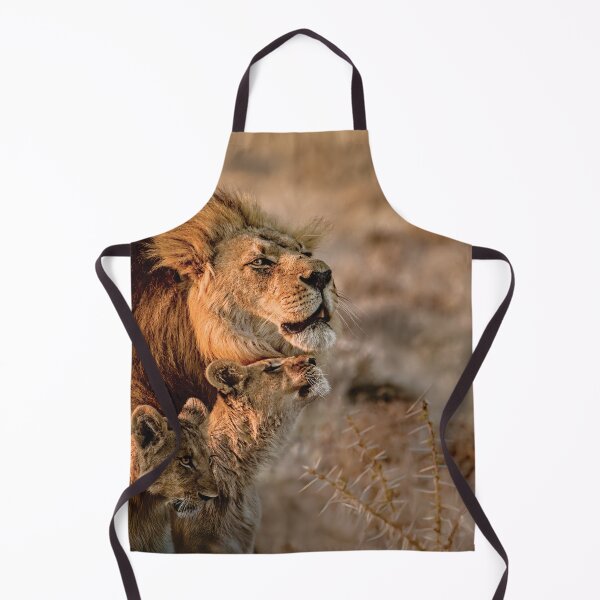 Item preview, Like Father, Like Son, Three Lions In Botswana designed and sold by Kay Brewer.