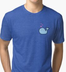 lovely whale Tri-blend T-Shirt