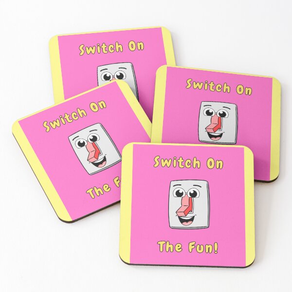 Item preview, Switch On The Fun, Pink, Positive Quotes, Cartoon Character  designed and sold by AASparksDesigns.