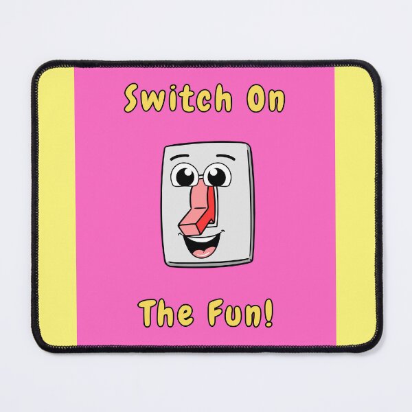 Item preview, Switch On The Fun, Pink, Positive Quotes, Cartoon Character  designed and sold by AASparksDesigns.