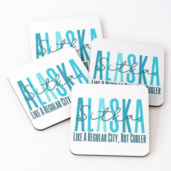 Artikelvorschau, Sitka Alaska (Eisblau) entworfen und verkauft von Whackadoodletee.