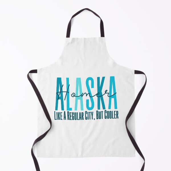 Item preview, Homer Alaska (Ice Blue) designed and sold by Whackadoodletee.
