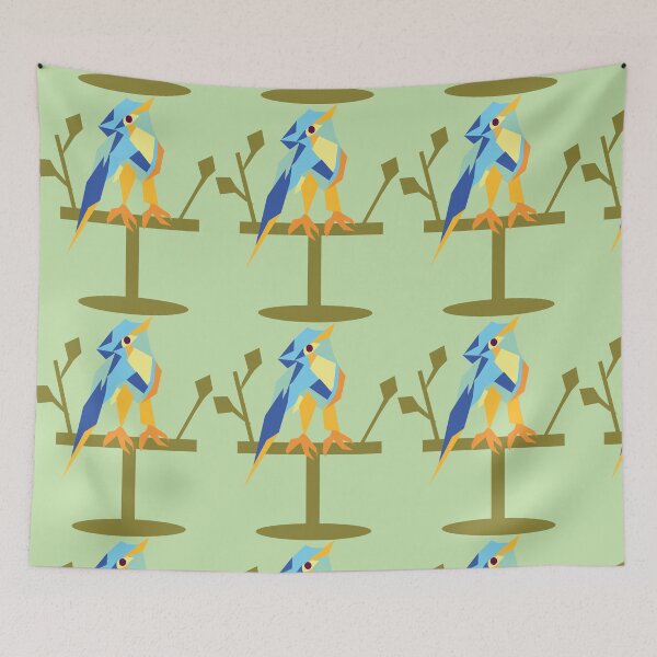 Item preview, Colourful Bird on Perch  designed and sold by Soniawithani.