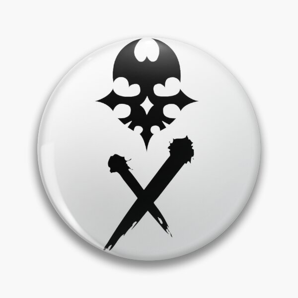 Item preview, Inverted/Black Player Pin expanded motif(Unbranded) designed and sold by O2TM.