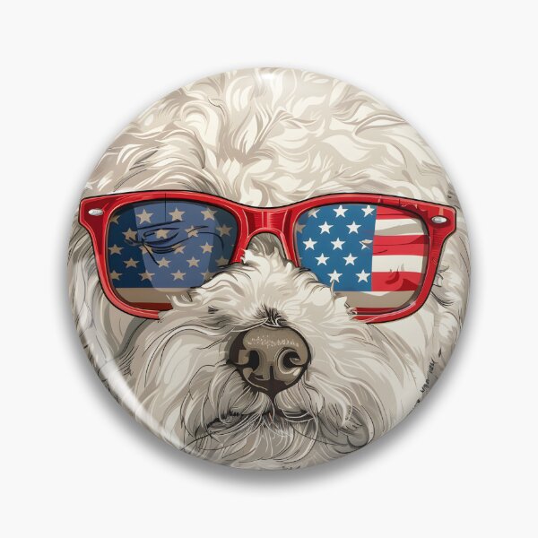 Item preview, Bichon Frise  Flag Sunglasses     Patriotic    4th of July  designed and sold by Bichon Boutique.