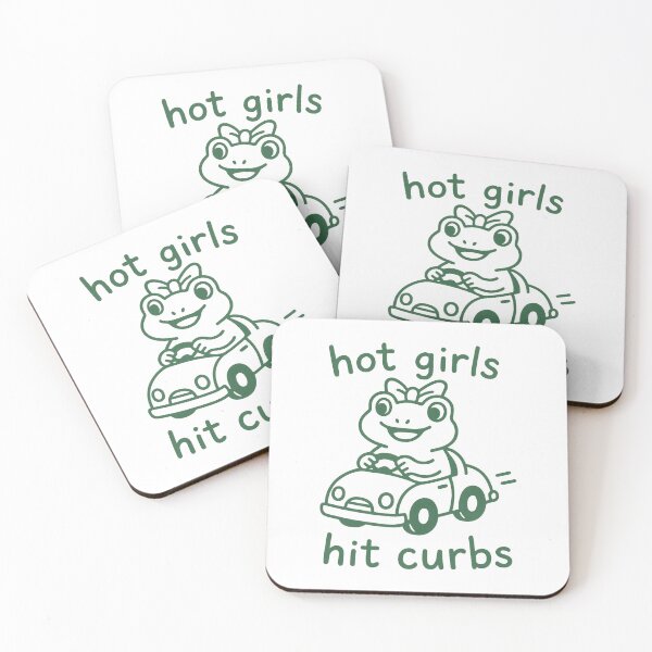 Item preview, Hot Girls Hit Curbs Cute Frog Driving Bow Tie designed and sold by Adrian Kane.