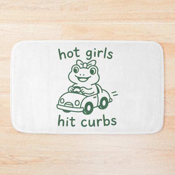 Item preview, Hot Girls Hit Curbs Cute Frog Driving Bow Tie designed and sold by Adrian Kane.