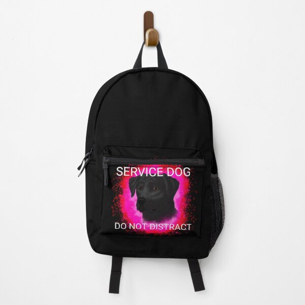 Item preview, SERVICE DOG black/pink designed and sold by DawnCatcher20.