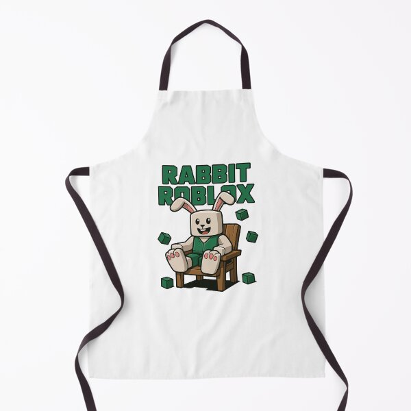 Item preview, "Cute Block Bunny Gamer – Voxel Rabbit on Wooden Chair" designed and sold by Krasnovaovaova.