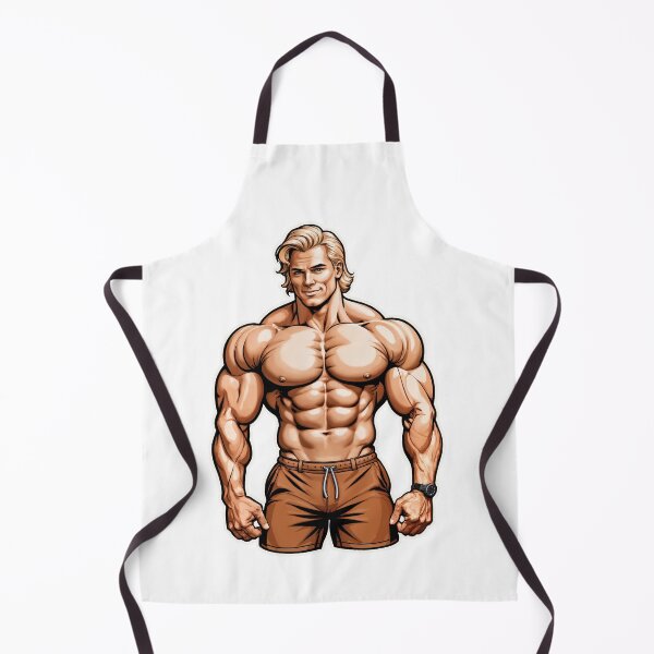 Item preview, Ultra Muscular Bodybuilder Sticker – Bold Fitness Art #119 designed and sold by ForeverPrintsOK.