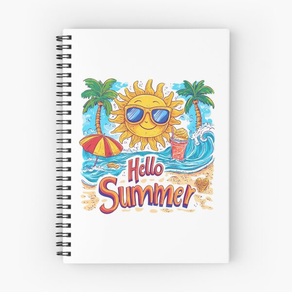 Item preview, Hello Summer - Sun, Waves & Chill Vibes designed and sold by Myra365Art.