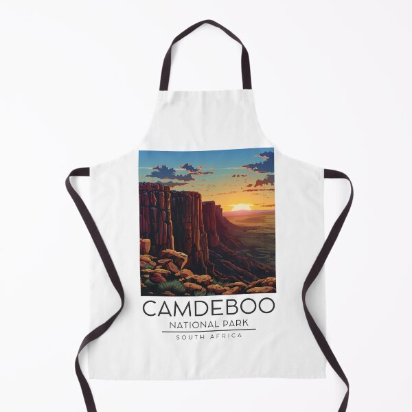 Item preview, A Vintage Illustration of Camdeboo National Park - South Africa  designed and sold by GoodOldVintage.