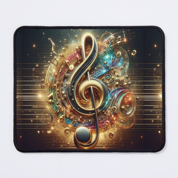 Item preview, Trebles Storm Music Everywhere AI Generated designed and sold by BrightrDayMusicArt.