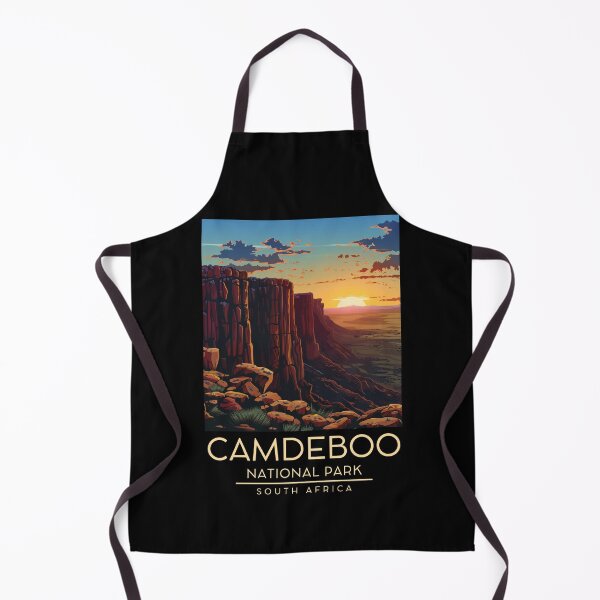 Item preview, A Vintage Illustration of Camdeboo National Park - South Africa  designed and sold by GoodOldVintage.