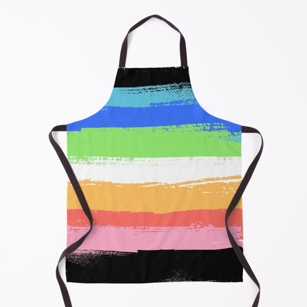 Item preview, Queer Pride Flag, paint streaks designed and sold by PurrfectLanding.
