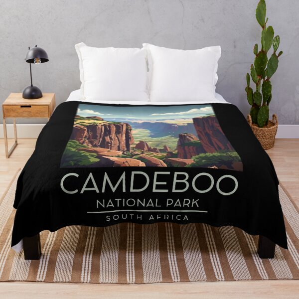 Item preview, A Vintage Illustration of Camdeboo National Park - South Africa  designed and sold by GoodOldVintage.