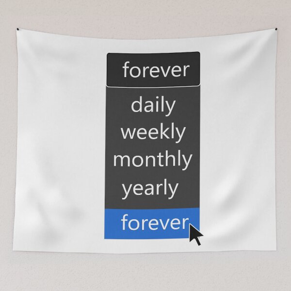 Item preview, Forever Selected | Dropdown disassociation design designed and sold by trexxak.