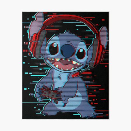 Vista previa del artículo con la obra «Lilo Stitch», diseñado y vendido por NEONDARGH.