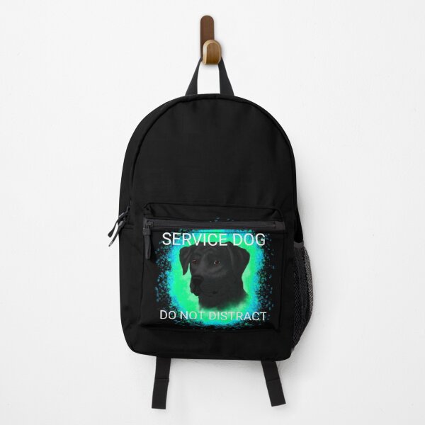 Item preview, SERVICE DOG black/teal designed and sold by DawnCatcher20.