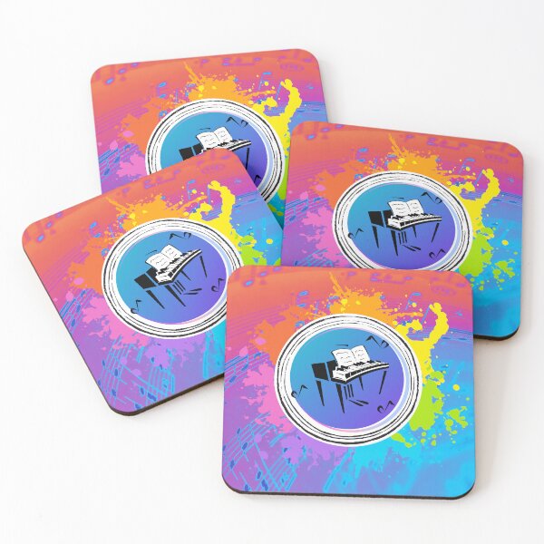 Item preview, Music Everywhere In Vivid Color On Electric Piano designed and sold by BrightrDayMusicArt.