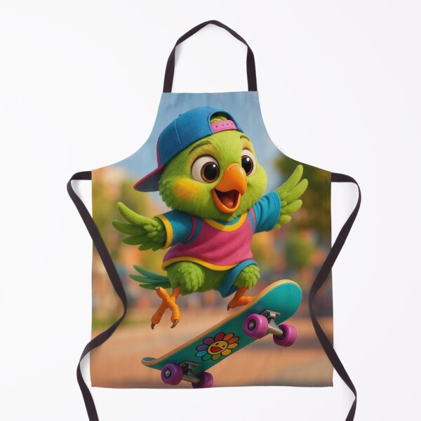 Item preview, Skater Parakeet designed and sold by Sillytoe.