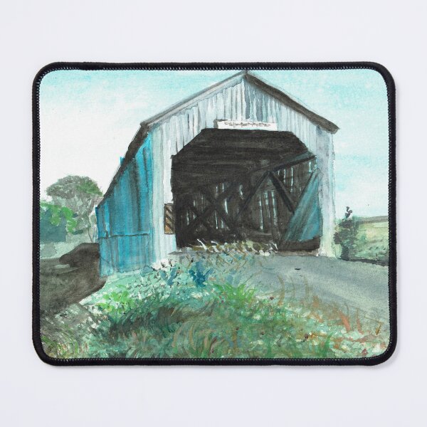 Item preview, Covered Bridge -  Sawmill Creek designed and sold by Dureall Ramsdell.