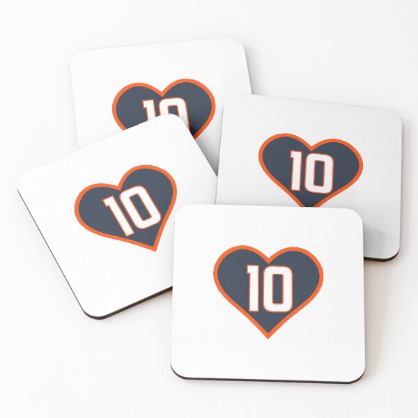 Item preview, Denver Broncos #10 Nix heart designed and sold by craftycassbee.