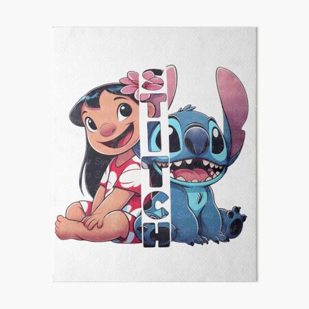Vista previa del artículo con la obra «Lilo Stitch», diseñado y vendido por NEONDARGH.