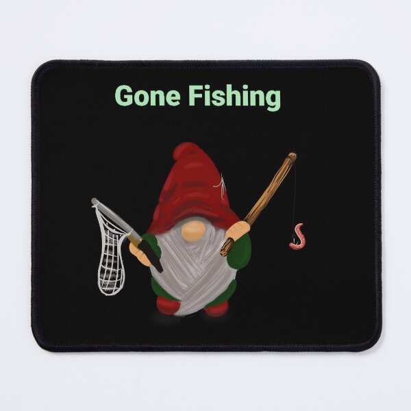 Item preview, Gnome, Gone Fishing designed and sold by Nightflyer Art.