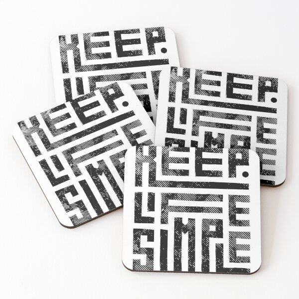 Item preview, Keep life simple  designed and sold by CrimeScene24.7Apparel.