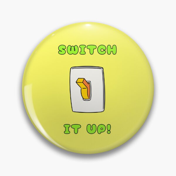 Item preview, Switch It Up!, Light Switch, Positive Quotes, Green, Yellow  designed and sold by AASparksDesigns.