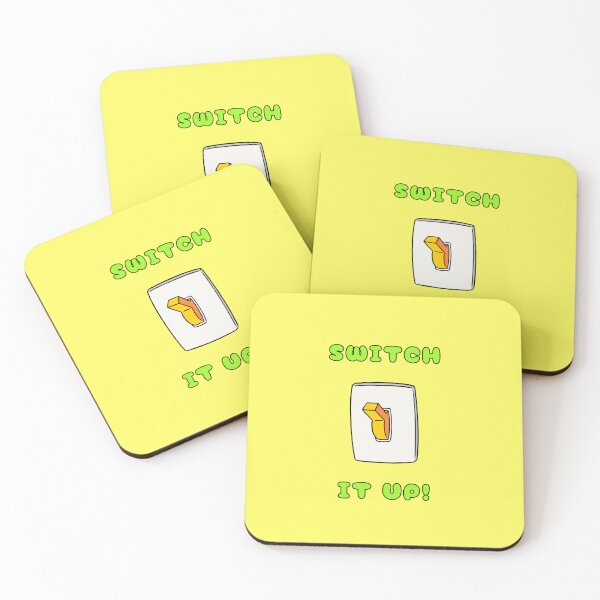 Item preview, Switch It Up!, Light Switch, Positive Quotes, Green, Yellow  designed and sold by AASparksDesigns.