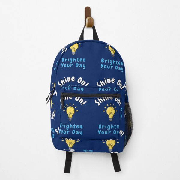 Item preview, Shine On! Brighten Your Day, Yellow Light bulb, Puns, Quotes, Positive  designed and sold by AASparksDesigns.